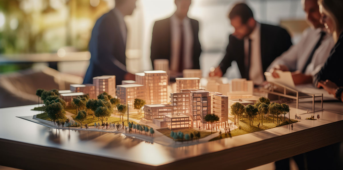 scale model condominium community